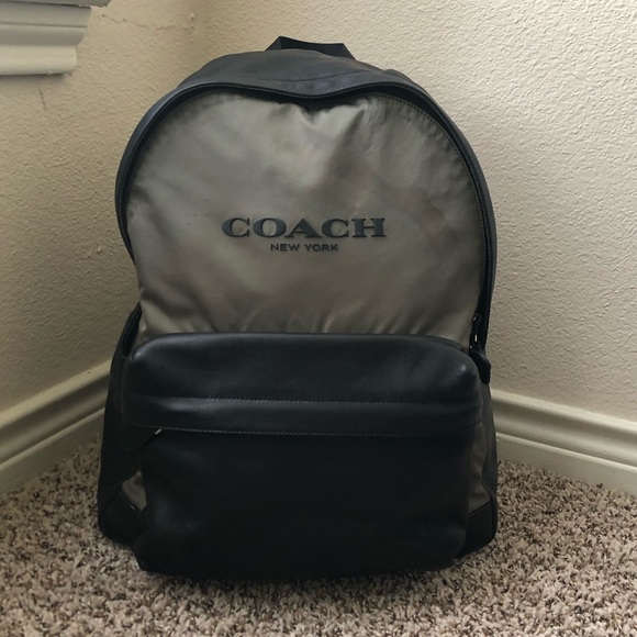 Coach Classic Leather Backpack - Picture 1 of 6